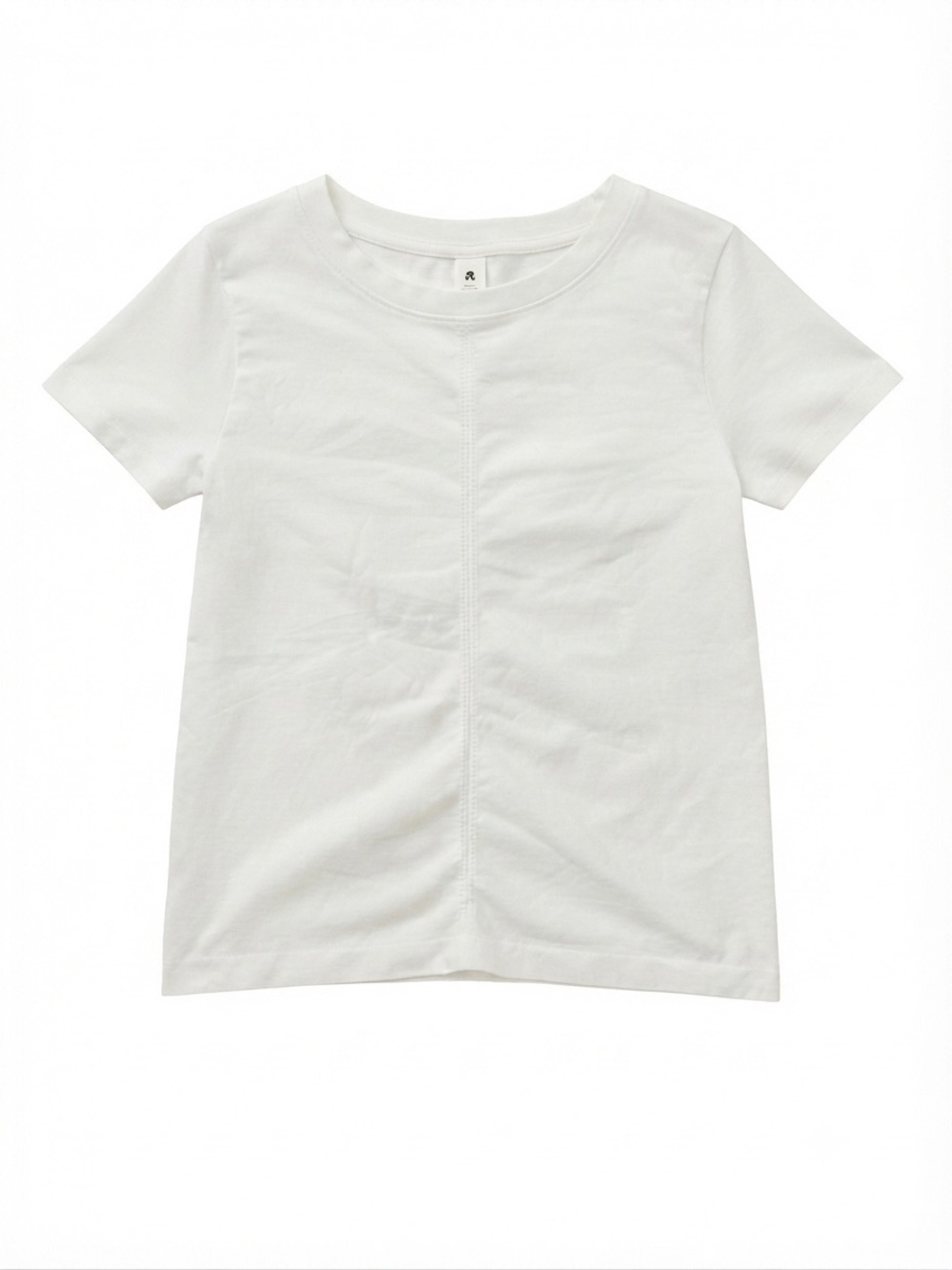 Yogalicious White Short Sleeve Crew Tee for Kids